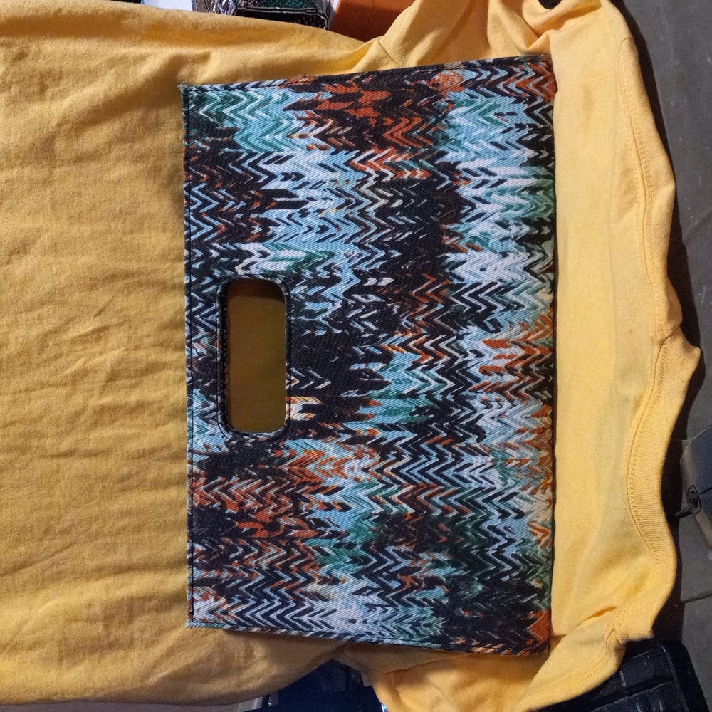 Cato Printed Twill Fabic Clutch